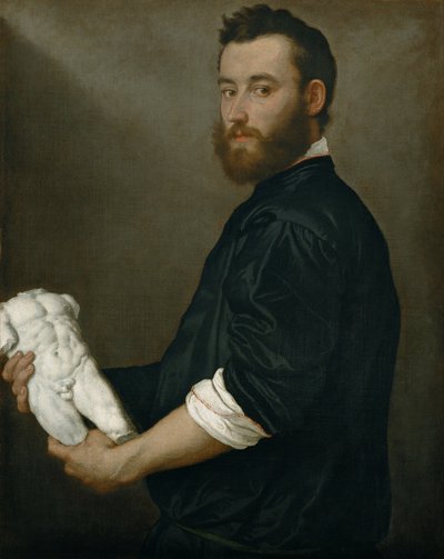 The Sculptor Alessandro Vittoria by Giovanni Battista Moroni